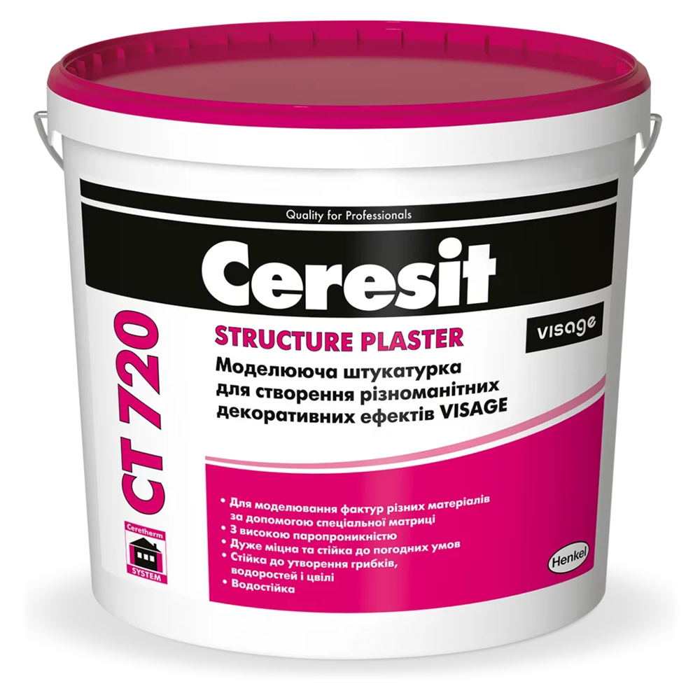 Ceresit CT 720 VISAGE декоративна штукатурка